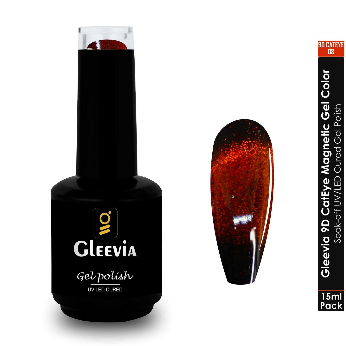 9D CatEye UV Gel Polish | Magnetic 9D Gel Nail Polish for Professionals 15ml