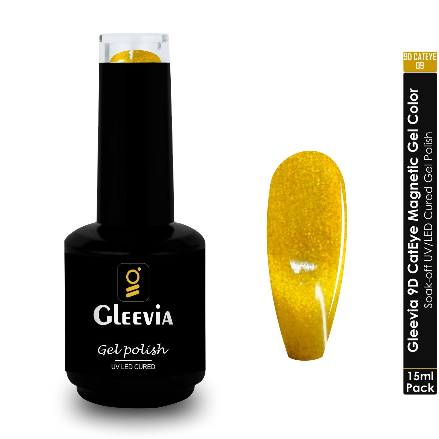 9D CatEye UV Gel Polish | Magnetic 9D Gel Nail Polish for Professionals 15ml