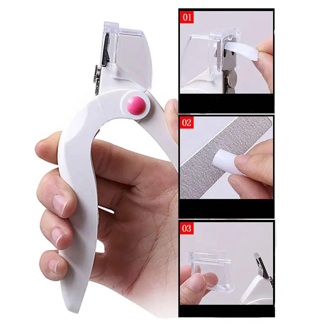 Professional Nail Art Premium Tips Clipper | False Nail Trimmer | Artificial Nail Edge Cutter