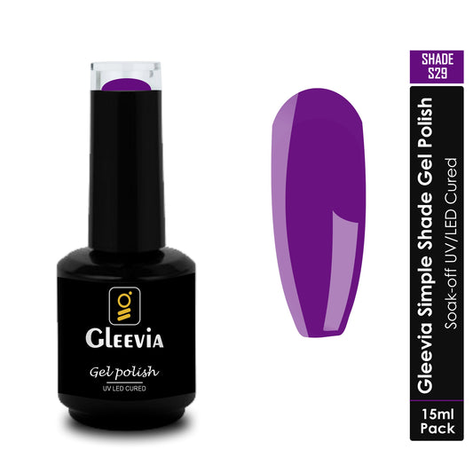 UV/LED Gel Polish for Professionals 15ml Brush Cap Shade S29