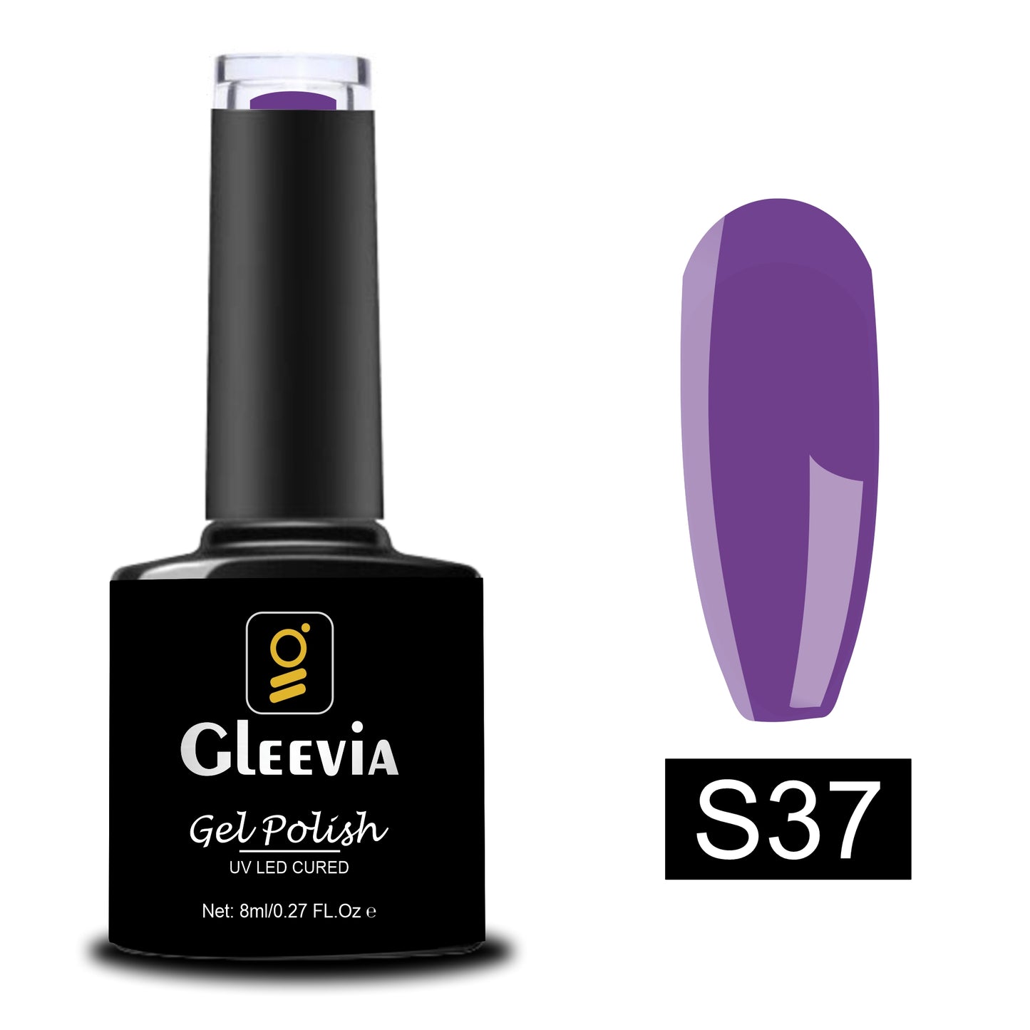 UV/LED Gel Polish for Professionals 15ml Brush Cap Shade S37