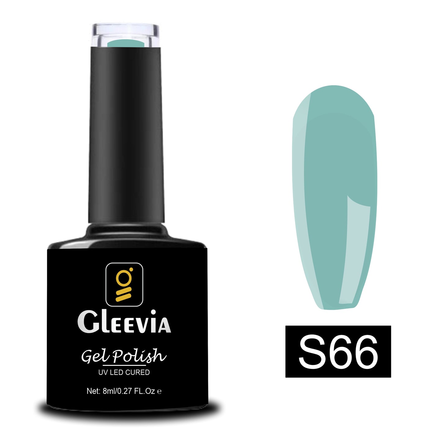 UV/LED Gel Polish for Professionals 15ml Brush Cap Shade S66