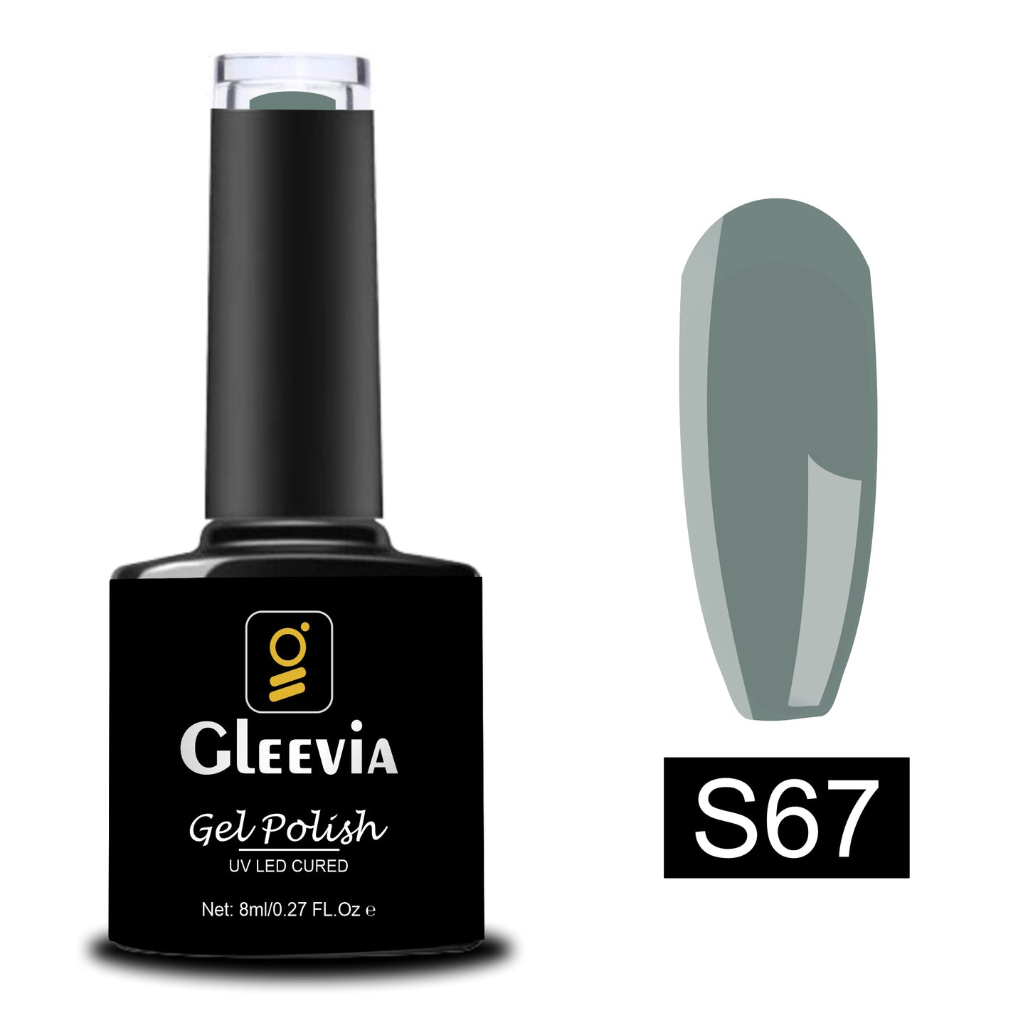 UV/LED Gel Polish for Professionals 15ml Brush Cap Shade S67