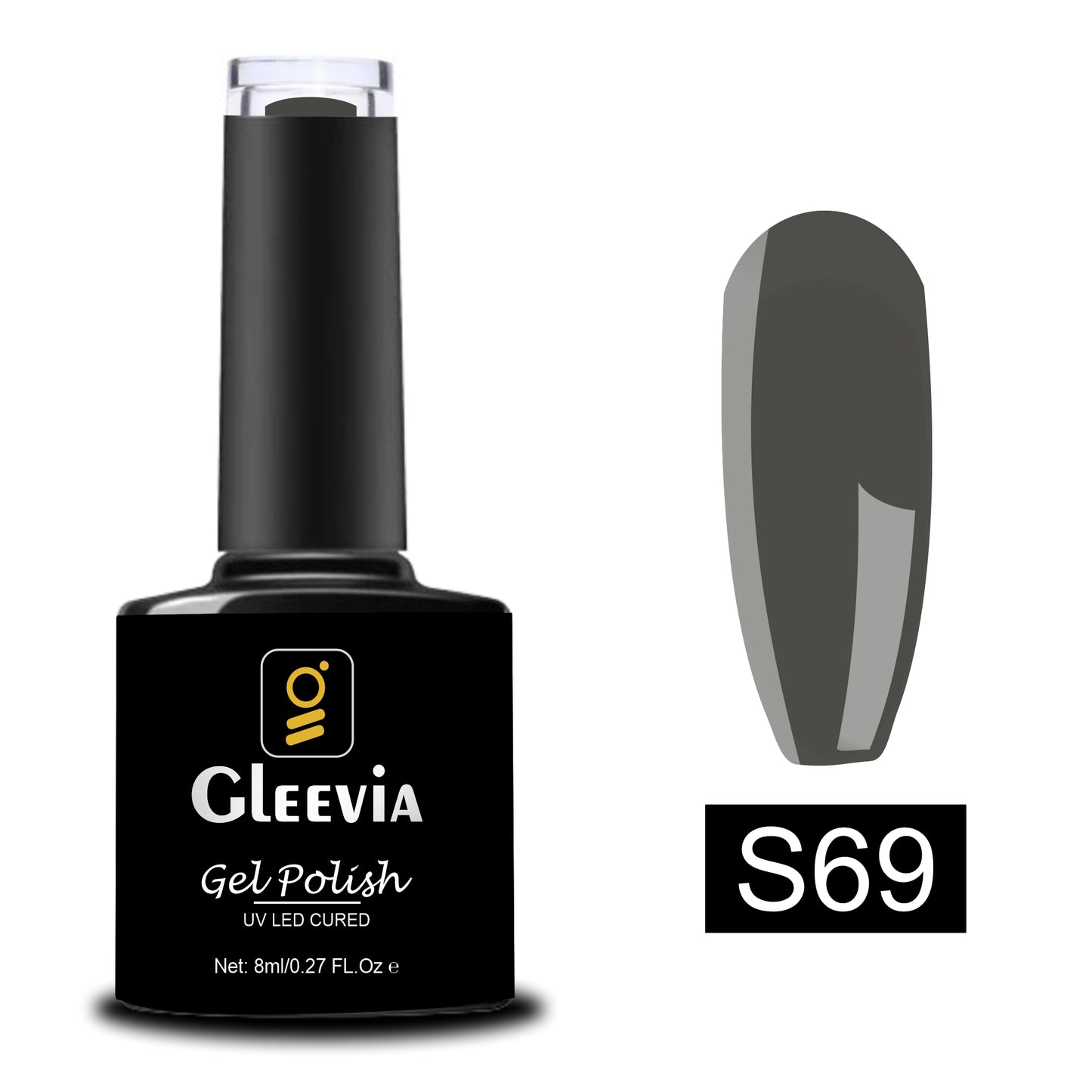 UV/LED Gel Polish for Professionals 15ml Brush Cap Shade S69