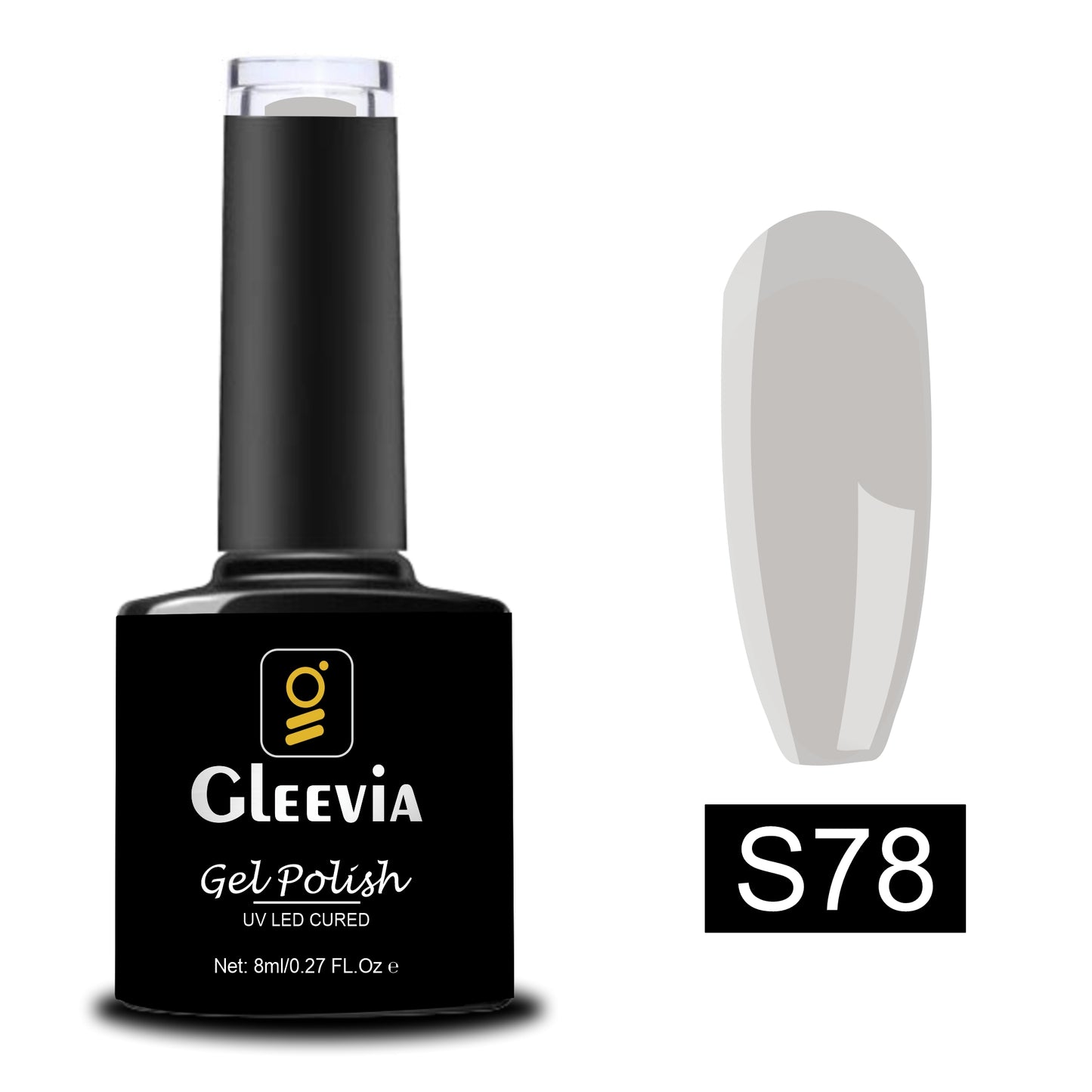 UV/LED Gel Polish for Professionals 15ml Brush Cap Shade S78