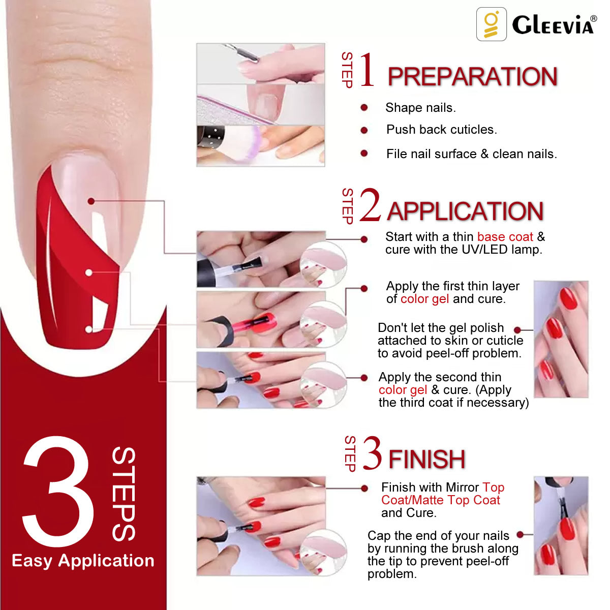 Nail's Preparation: How To Get A Strong Adhesion - Crystal Nails Suisse