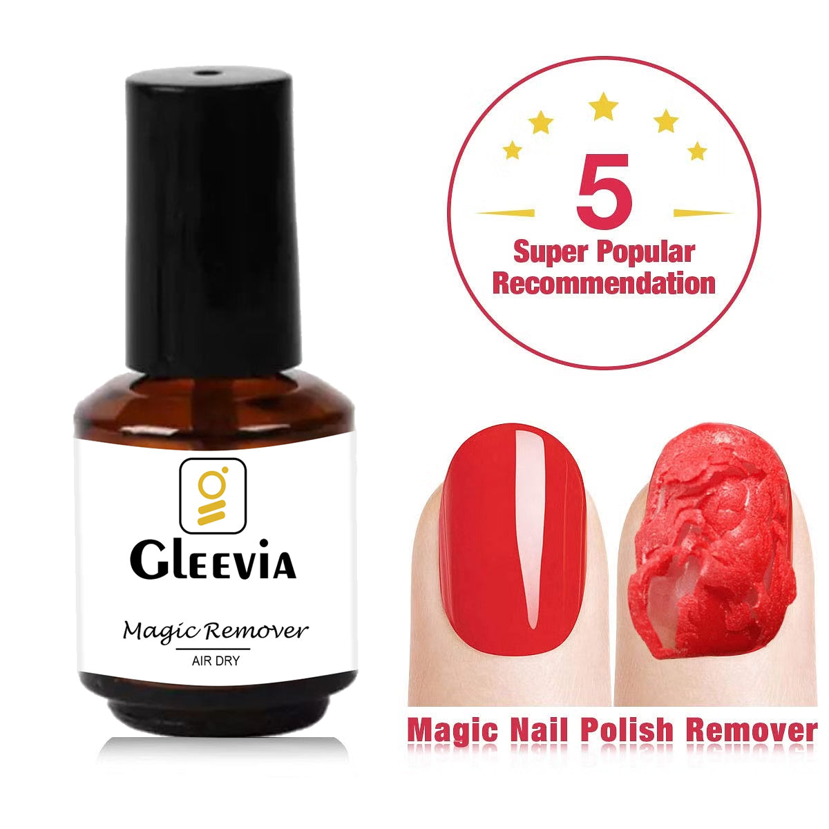 Gleevia Magic Remover for UV Gel Nail Polish 15ml