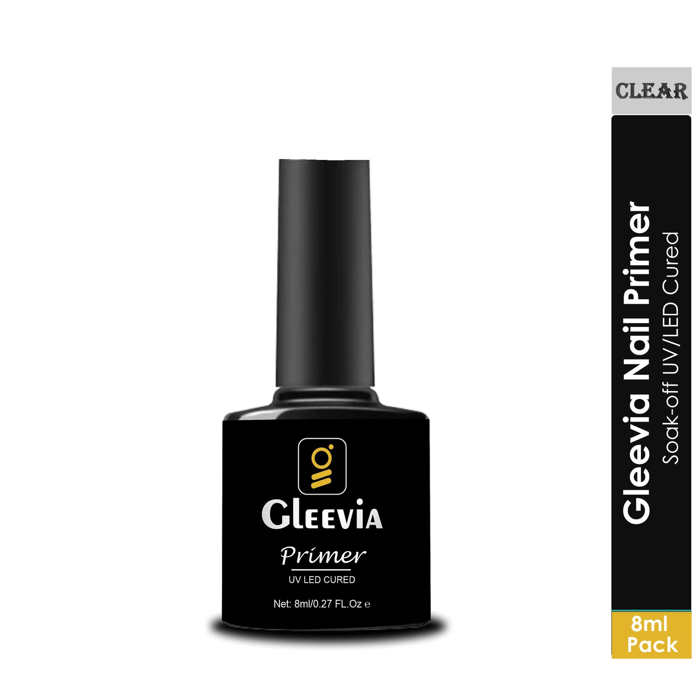 Gleevia Nail Primer for Gel Nail Primer for Nails 15ml Gel Polish Primer No Lift Acid Free Fast Air Dry Nail Prep Nail Bonder